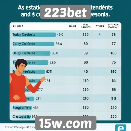 Estatísticas sobre os jogadores do 223bet revelam tendências