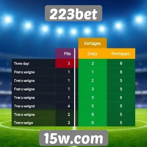 Comparação entre 223bet e concorrentes do setor