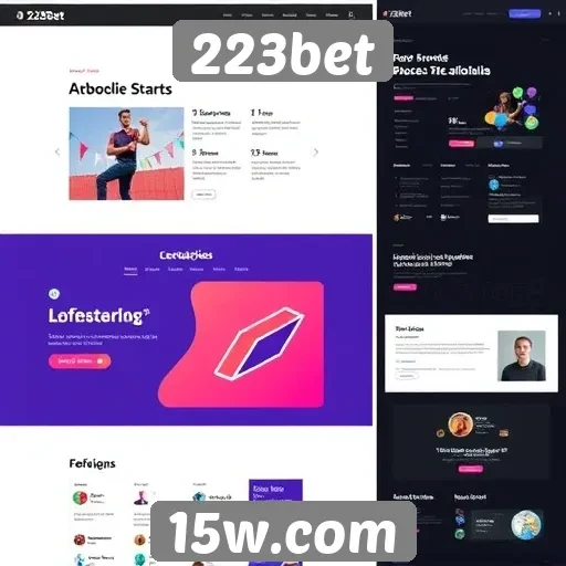 Evolução do design do site 223bet ao longo do tempo