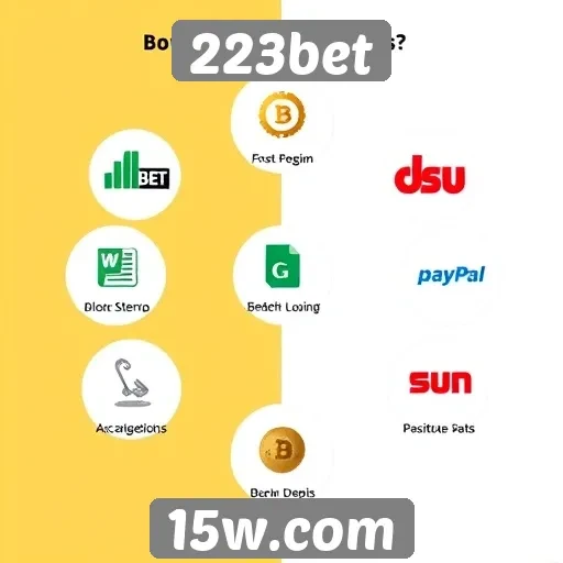 Métodos de pagamento aceitos no site 223bet